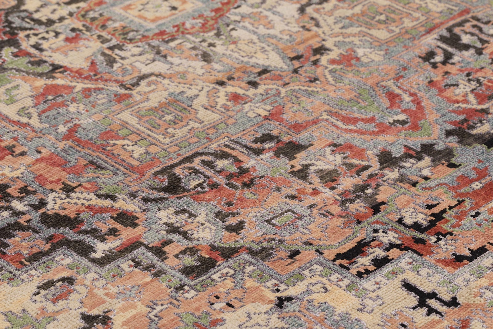 detail image of Megalize Dark red 8x10 area rug by Tufenkian