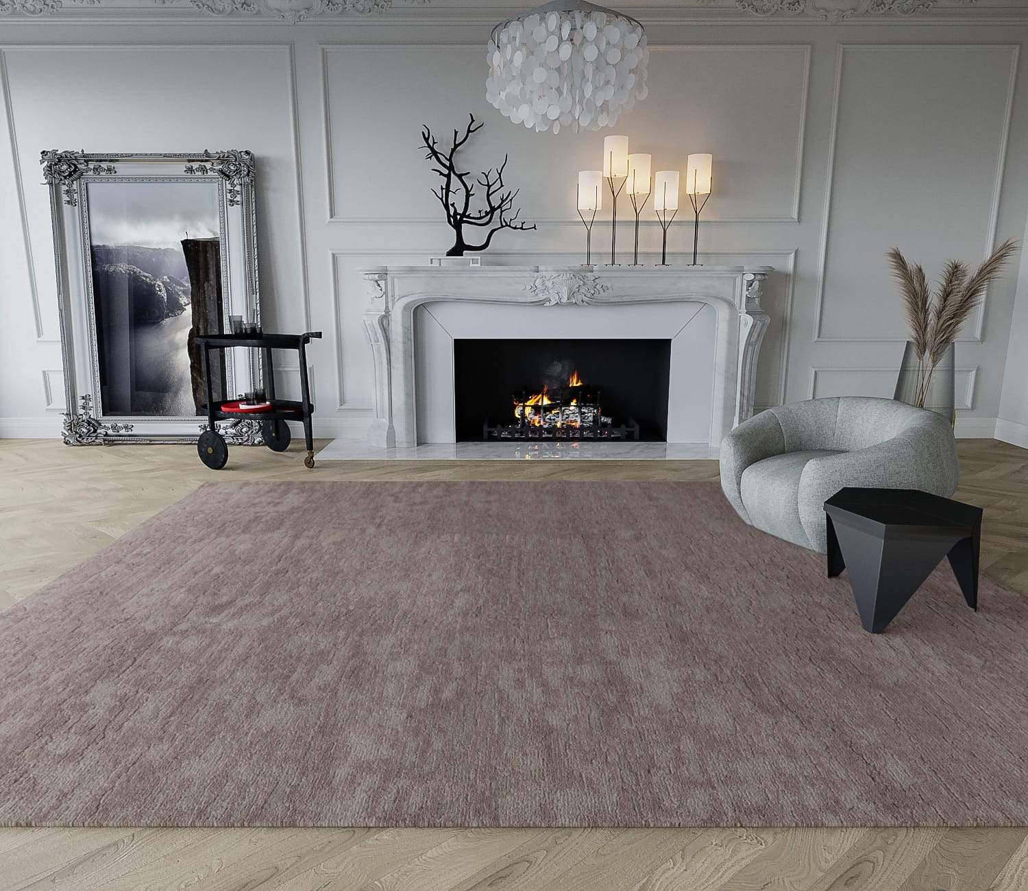 MIYAKE II BLUSH Product Tufenkian Artisan Carpets Lifestyle room-image