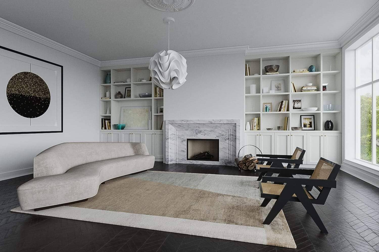 MIRAMAR III BEIGE  Tufenkian Artisan Carpets Lifestyle room-image