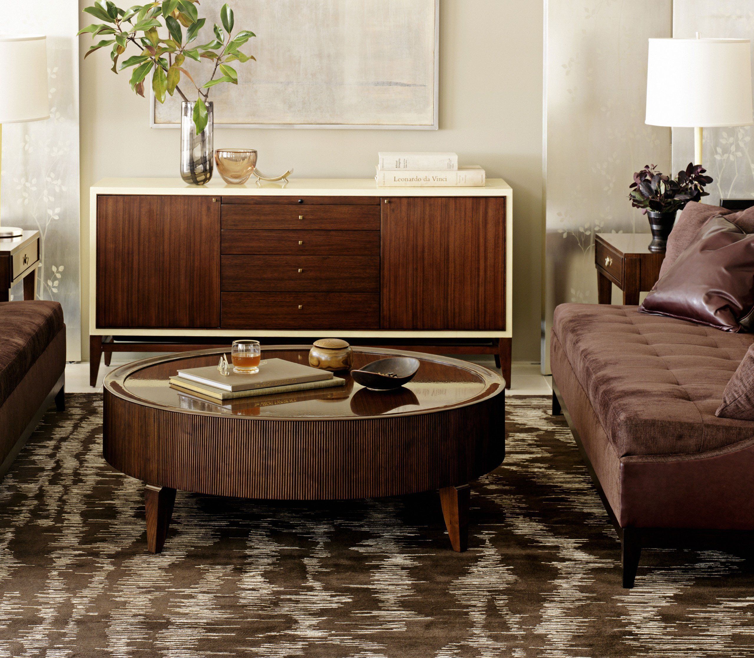 MOIRE BITTERSWEET Product Tufenkian Artisan Carpets Lifestyle room-image