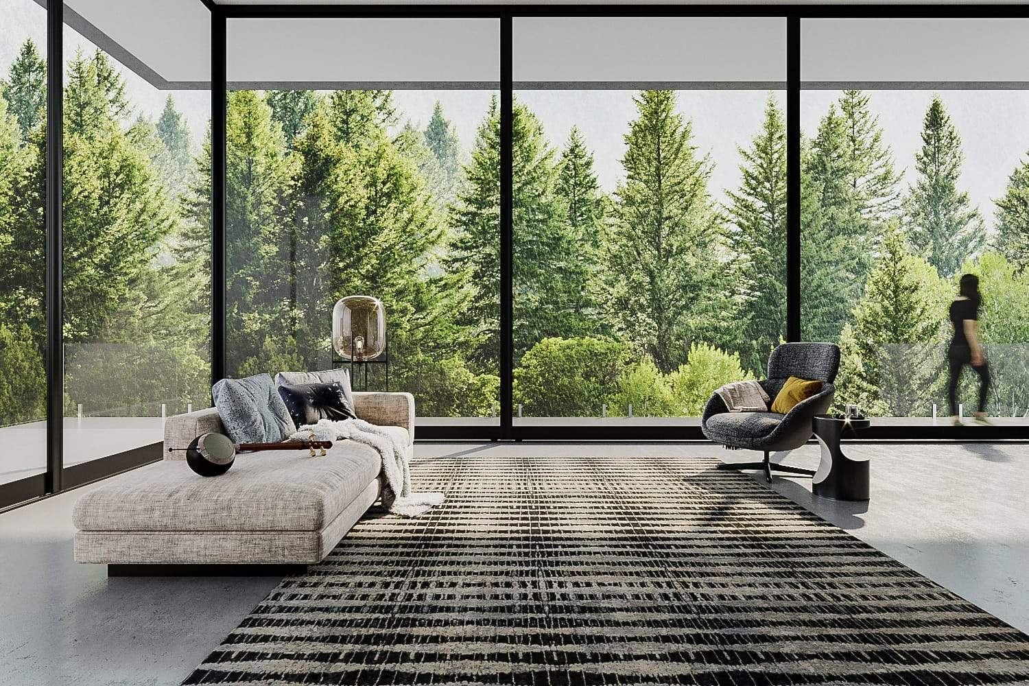 NORDIC SILVER Product Tufenkian Artisan Carpets Lifestyle room-image