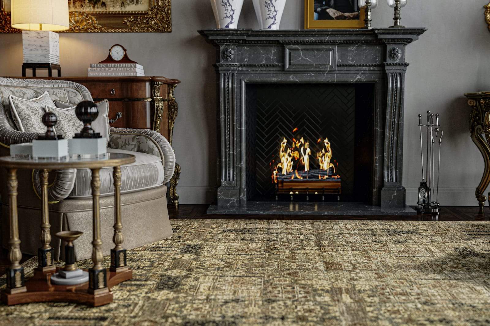 RANI MOSS Product Tufenkian Artisan Carpets Lifestyle room-image