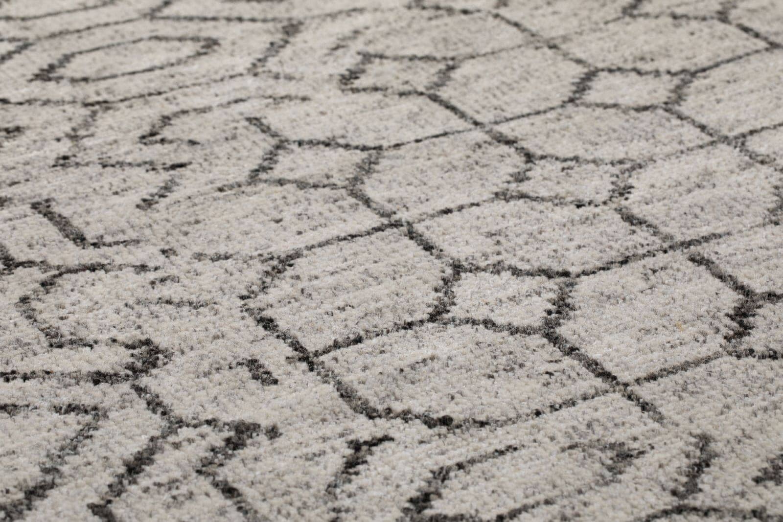 detail image of Sashiko Ivory area rug