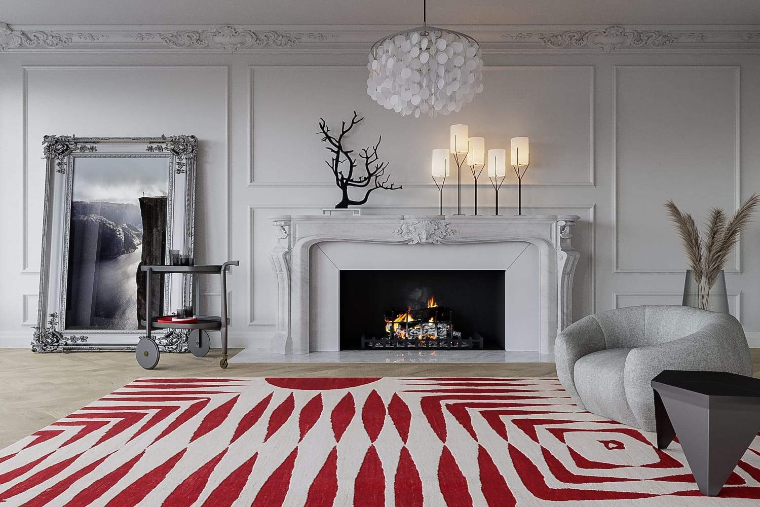 SUNRISE RED Product Tufenkian Artisan Carpets Lifestyle room-image